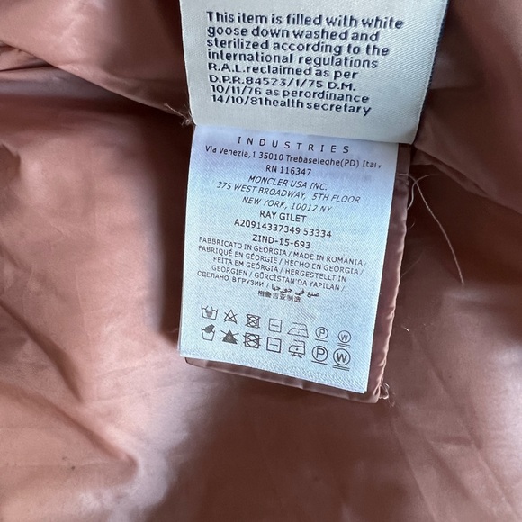 Moncler Pink Sparkly Puffer - Picture 4 of 6